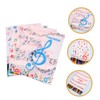 STOBOK Paper File Folder Music Note Pattern L-Shape Document Bag