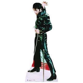 SC594 Elvis Black Leather Cardboard Cutout Standup