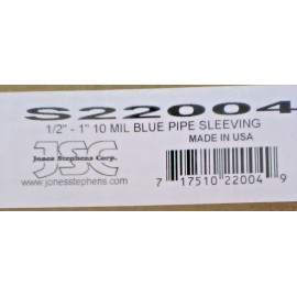 Jones Stephens Pipe Sleeving S22004 Blue 1/2" - 1"
