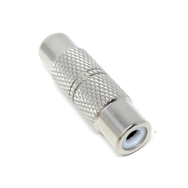 DRUT RCA Female to RCA Female Coupler, Single Phono Socket