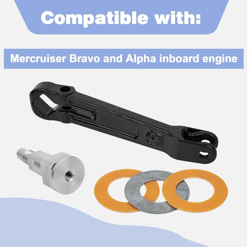 CULMKARI Upper Gimbal Steering Arm Shaft kit Compatible with MerCruiser
