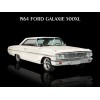 1964 Ford Galaxie 500XL NEW METAL SIGN: Customized Look in White