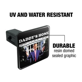 Trump's White House Tow Trailer Hitch Cover Plug Insert 1 1/4 inch (1.25")