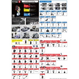 【REC-MOUNT25】 カーナビ マウントセット (A1 パナソニック カーナビ(ゴリラ) 用+B2+C12) [RM25-A1-B2-C12]
