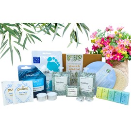 HOME SPA Relaxation Gift for Women, Self Care Pamper Hamper, Bath Present, Relaxing Mum Gift Set, Birthday Gift for Her, Pamper Gift for Women, Bath Set for Relaxation Spa Day at Home, Letterbox Gift