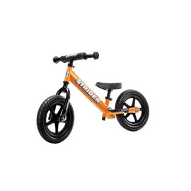 Strider - 12 Sport Kids Balance Bike, No Pedal Training Bicycle, Lightweight Frame, Flat-Free Tires, For Toddlers and Children Ages 18 Months to 5 Years Old, Orange