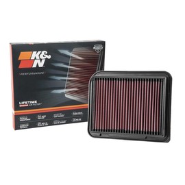 K&N Filtro de Aire de Motor Lavable para Mitsubishi ASX/Grandis/Outlander/Lancer/Evolution 2003-2019, 33-3015