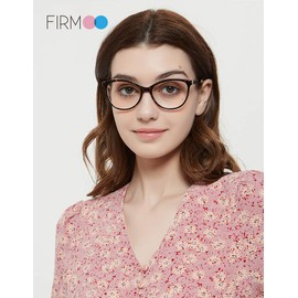 Firmoo Blue Light Blocking Glasses Cateye for Women Black, Computer Glasses Anti Blue Light/ UV400/ Glare for Digital Screen Use