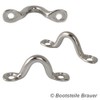 Pack of 10 Eye Brackets/Diameter 4 x 40 mm Stainless