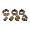 7Pcs Leather Cutting Die High Carbon Steel Heart Shape Simple