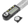 0-300mm Stainless Steel Electronic Protractor Digital Goniometer Angle Finder Miter