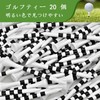 20 Pack 83mm Bamboo Golf Tees Natural Durable Stable Shots