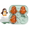 IDVVSSX Penguin Ice Cube Mold, Fun Shapes Ice Cube Tray,