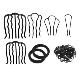 8 Pcs hair side combs for women accessories,U Shape Hair Combs for Vintage Hairstyle Hair Accessories, Thick&Fine Hair Combination Chuisiwaaa101