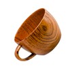 Danweix Wooden Shaving Bowl with Handle, Shaving Soap & Cream