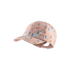 Sterntaler Baseball Cap Unicorns - Girls' Peaked Cap Made of Flame Yarn Jersey with Unicorn Print - Summer Baseball Cap with Elastic Band - Sporty Baby and Children Visor Cap UV Protection 50+, Dust