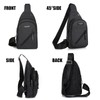 BDSHUNBF Sling Backpack Stylish and Convenient Chest Bag Crossbody Sling