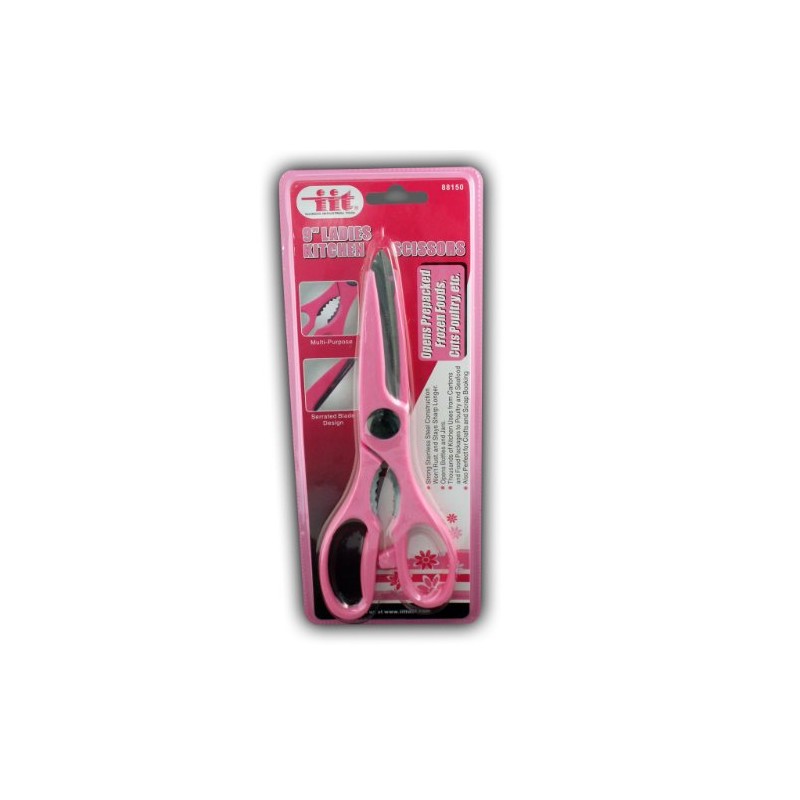 IIT 88150 Ladies Pink 9-Inch Kitchen Scissors