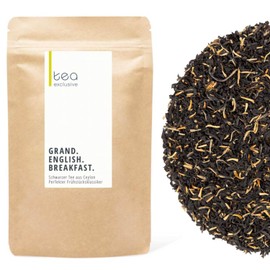 Grand English Breakfast FBOPF | Black Ceylon Tea Loose | Full-bodied, Strong Breakfast Tea | 250 g Bulk Pack tea exclusive