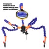 Five Arm Flexible Soldering Station Clip with Magnifying Glass Welding