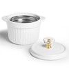 Bacon Grease Container Keeper with Crystal Lid and Strainer, 17