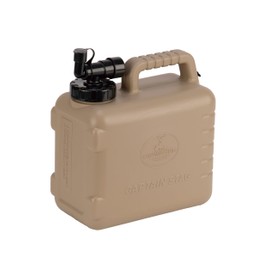 CAPTAIN STAG UE-2052 Poly Tank, Water Jug, Antibacterial Type, 1.6 gal (5 L), Faucet Included, Handle Included, Beige