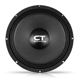 CT Sounds TROPO10-4 10” Shallow Mount Midrange Speaker, 300 Watts RMS, Each