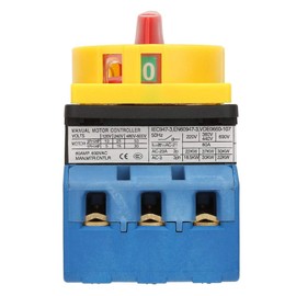 Load Circuit Breaker Switch 80A/100A 3-Pole 2-Position Rotary Cam On-Off Power Switch Load Circuit Breaker Rotary Switch(80A)
