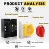 Main Switch 4-Pin Circuit Breaker 16A/IP65/415V Rotary Switch Cam Switch