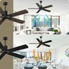 Biukis Ceiling Fan with Remote: 52 Inch Outdoor Ceiling fans
