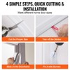 VEVOR Garage Door Seal Top and Sides Seal Strip, 34