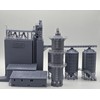 Mr Craft Structures N Scale Grain Tower Dryer 1:160 (Grain