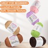 Chunky Cotton Yarn for Crochet 3-Pack 100g Each No Split