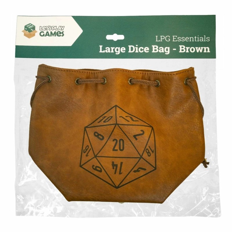 LPG Large Dice Bag Brown