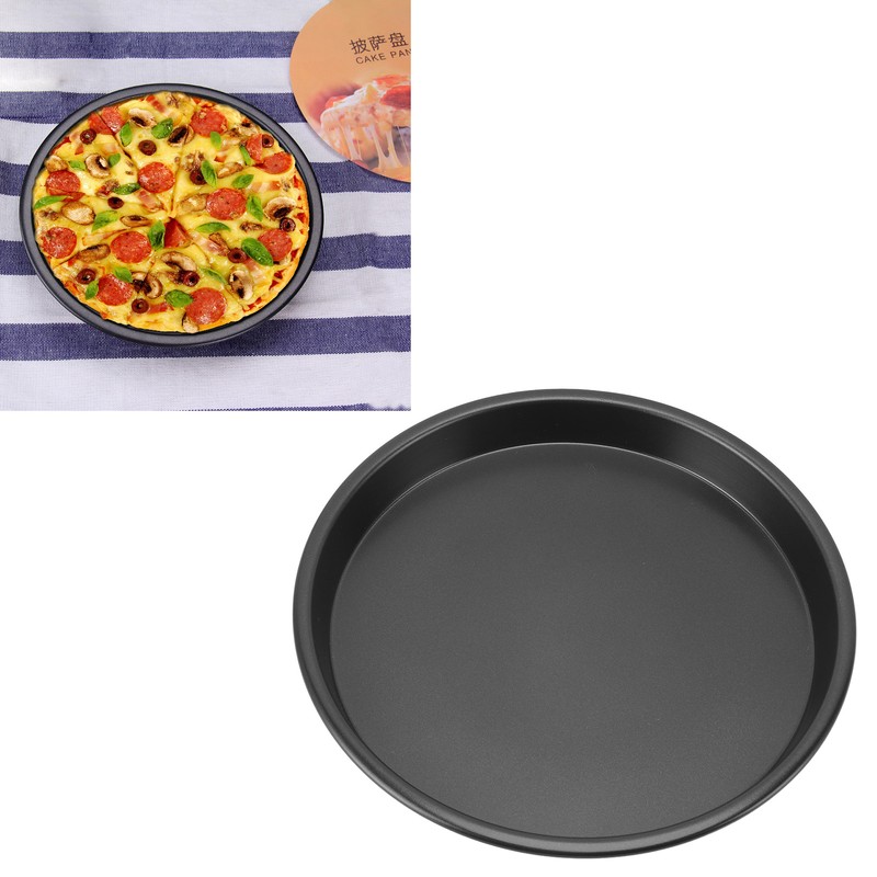 Non Stick Pizza Pan Uniform Heat Transfer Carbon Steel Pizza