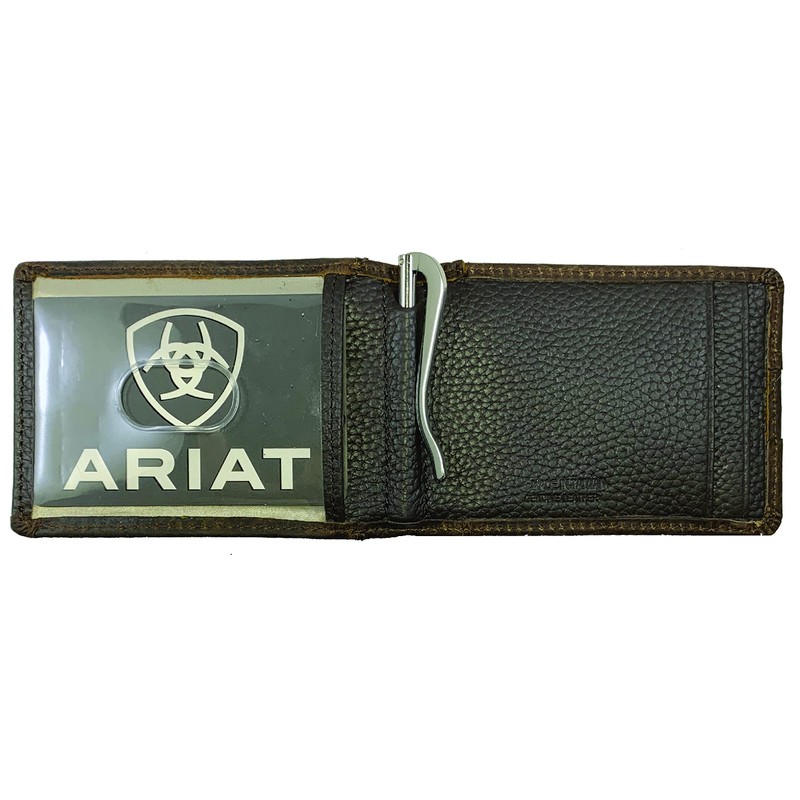 Original Ariat Shield Brown Pop Up Card Case