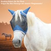 Gallopoff Fly Mask Horse, Horse Mask with Ears Protector Protection,