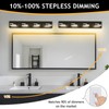 LKHF LED Modern Bathroom Vanity Light Fixtures (4-Light 5CCT Dimmable)