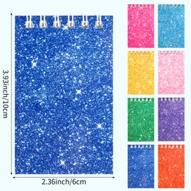 Hooqict 24 Pack Small Pocket Notebook Mini Notepads for Kids Party Favors Little Spiral Notepads with Lined Pages 8 Colors, Memo Pads for Work, Office, School, Classroom, 3.9 x 2.4 Inches