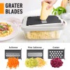Unbranded 8 Blade Stainless Steel Chopper with Container - Your