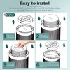 SAKEGDY 2-Pack JF100 Replacement Filter, Compatible with Jafanda JF100 Air