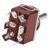 Baomain Momentary Toggle switch (ON)-OFF-(ON) 6 Pins 3 Positions DPDT