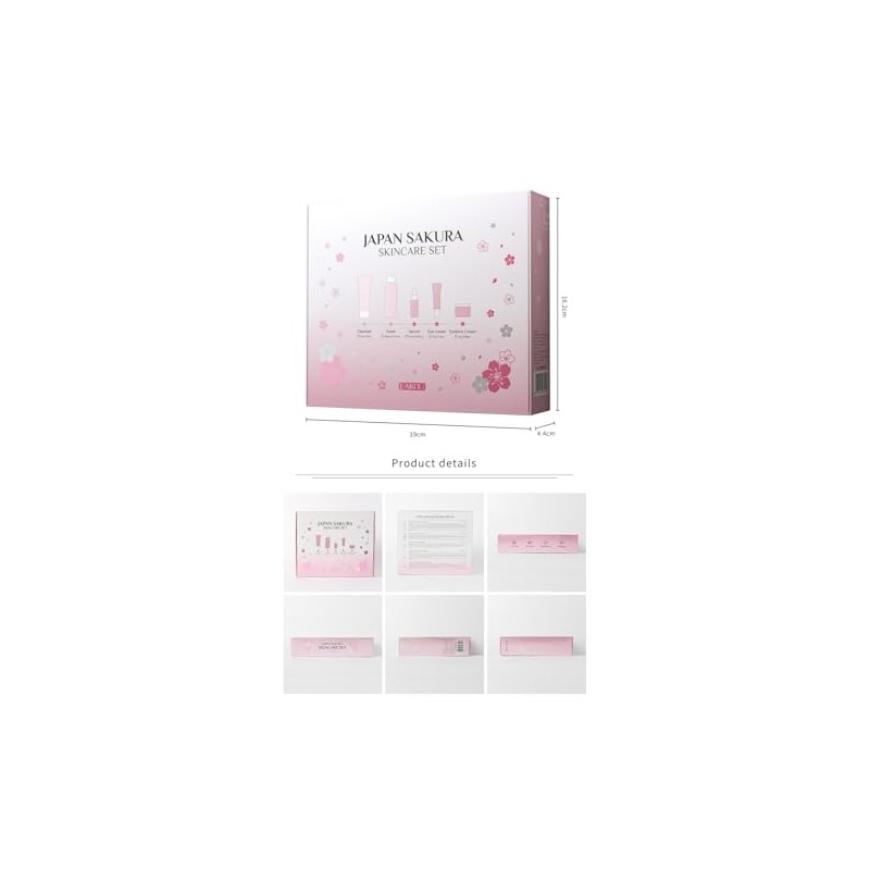 Etuanxi Set Cuidado Facial Kit Cereza Mujer Regalo Adolescentes Sets