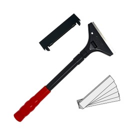 Green Home - Paint Scraper Premium 30 cm Wallpaper Scraper [Quick Change Device] - 100 mm Including 5 Replacement Blades [Set of 2]