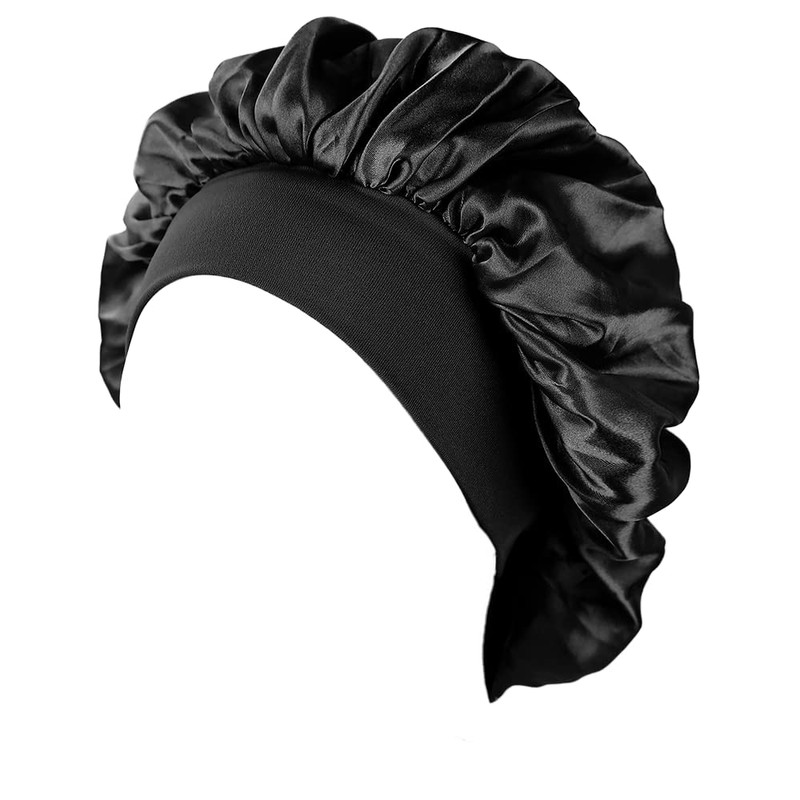 2 Pieces Silk Hat Women Satin Hair Night Soft Satin
