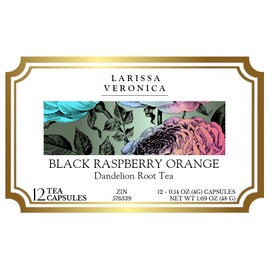 Black Raspberry Orange Dandelion Root Tea (Single Serve K-Cup Pods) (12 pods, ZIN: 576339)