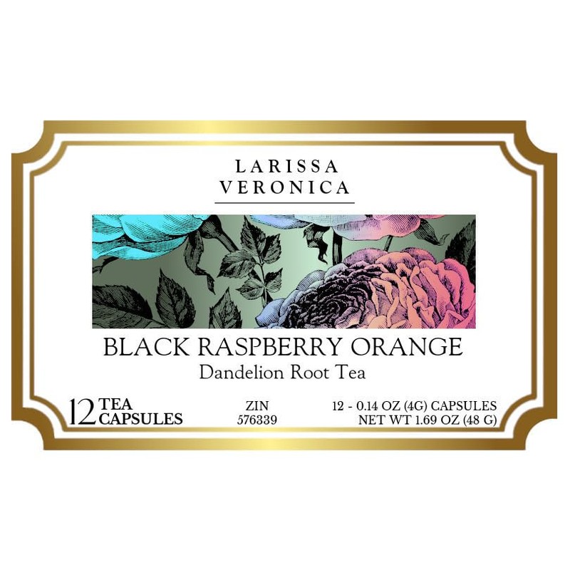 Black Raspberry Orange Dandelion Root Tea (Single Serve K-Cup Pods)