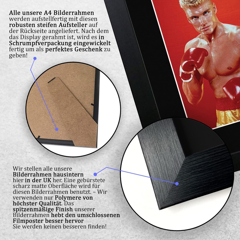 HWC Trading A4 FR Dolph Lundgren Rocky 4 IV Ivan