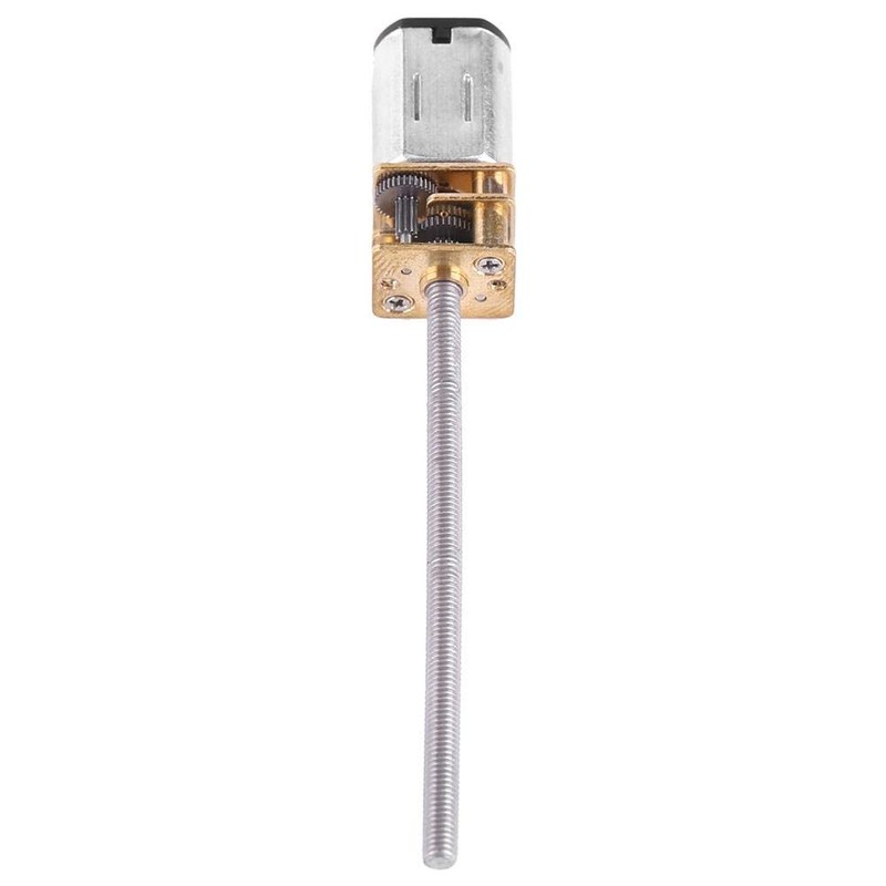 DC 6V Gear Motor with Long Screw Thread Output Shaft