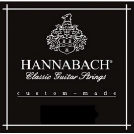 Hannabach Series 728 Classical Guitar Strings Set with G3 Carbon High Tension Custom Made Carbon 728HTG3C